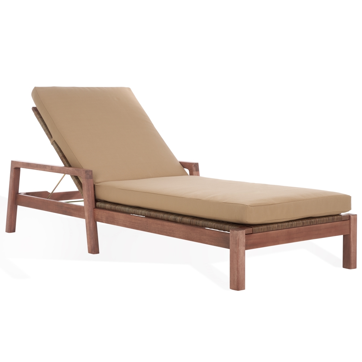 Donnamaria Wicker Sun Lounger - Natural/Brown - Image 6