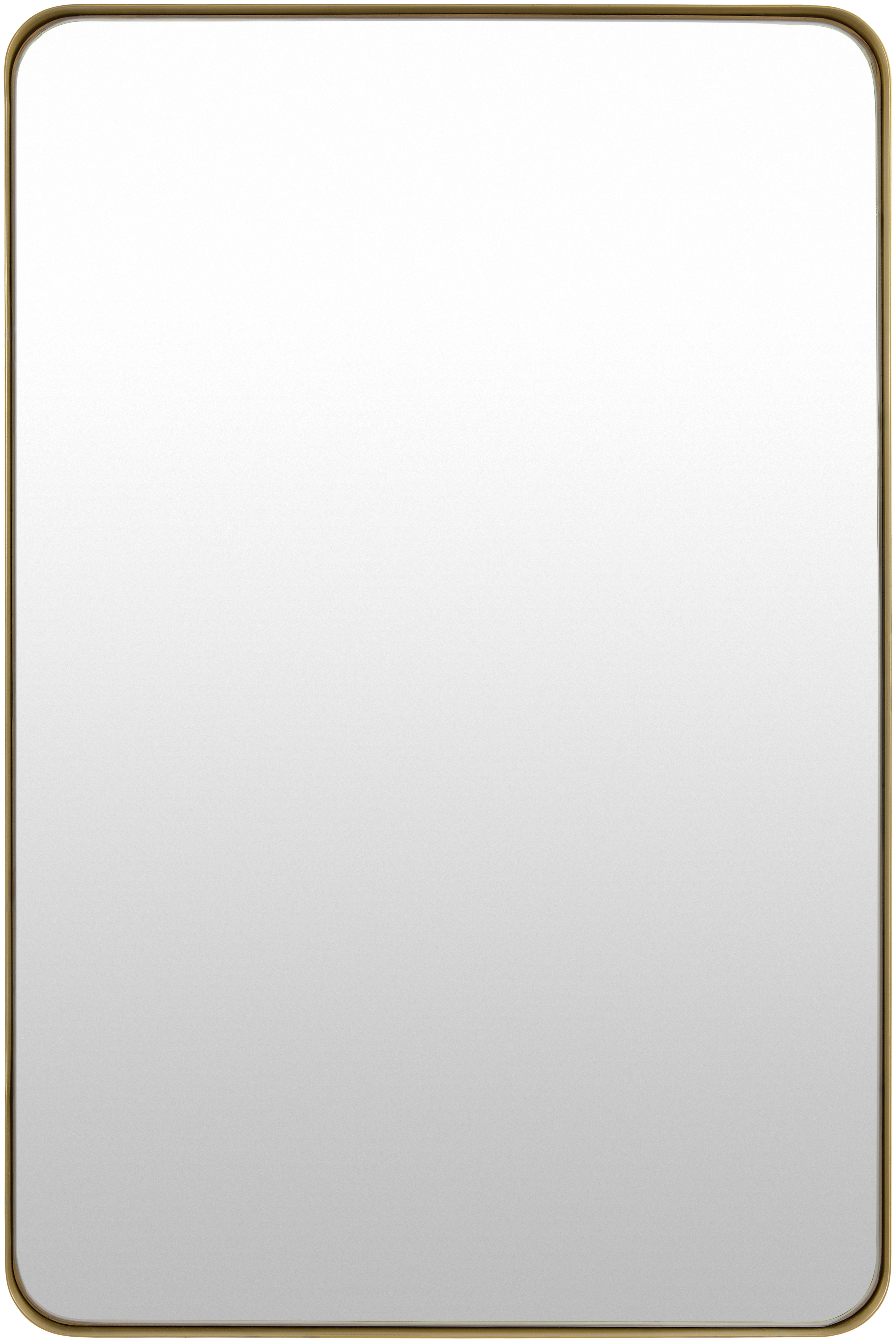 Livabliss Carbondale Gold 35"H x 24"W x 2"D Accent Mirror - Image 0