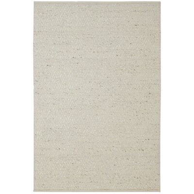 One-of-a-Kind Hand-Knotted 5' x 7' Wool Area Rug in Ivory - Image 0