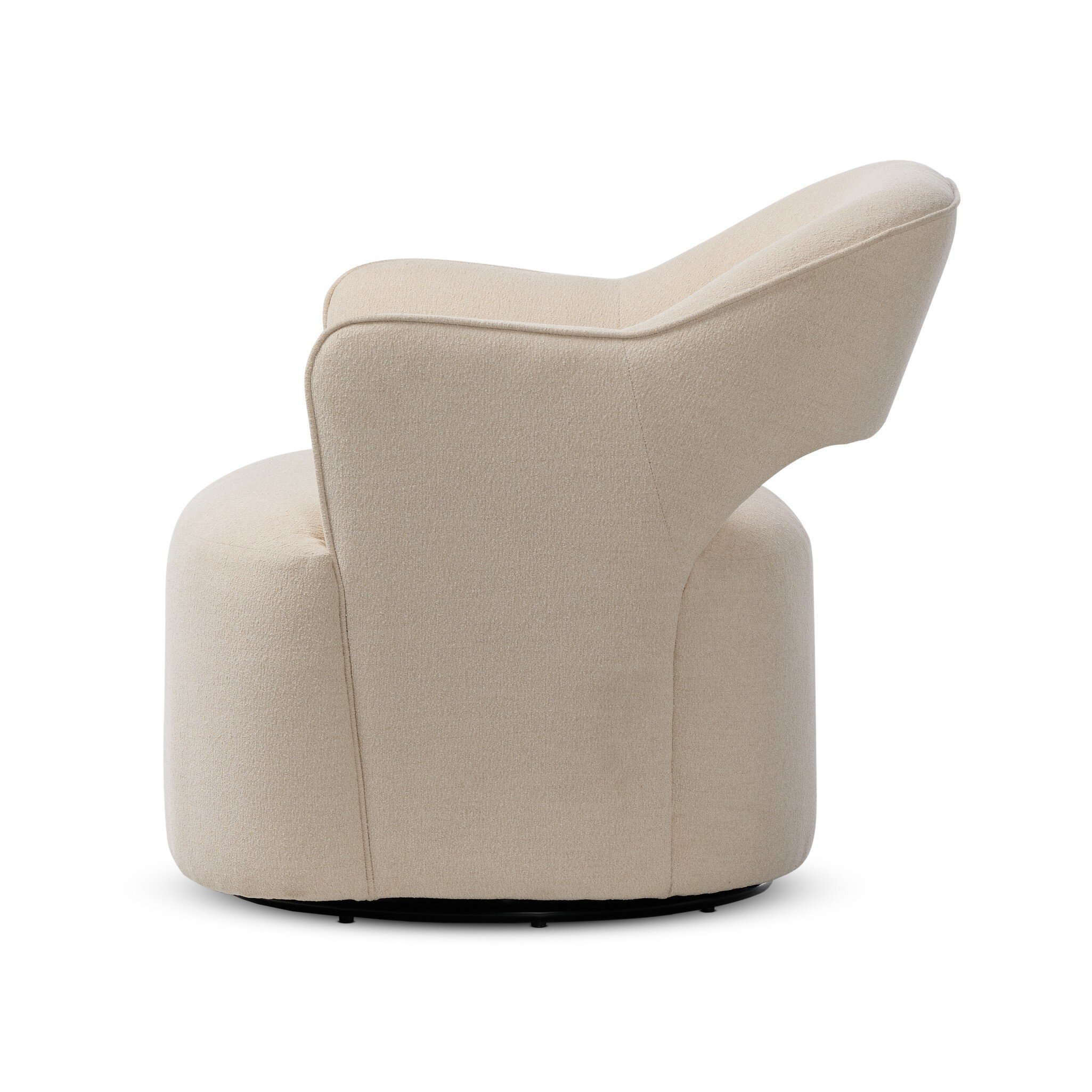 Blythe Swivel Chair - CryptonÂ® Wayfarer Snow - Image 2