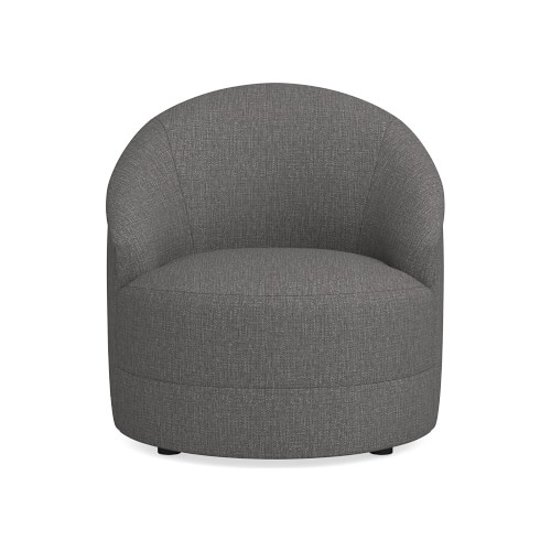 Capri Occasional Chair, Standard Cushion, Perennials Performance Melange Weave, Grey - Image 0