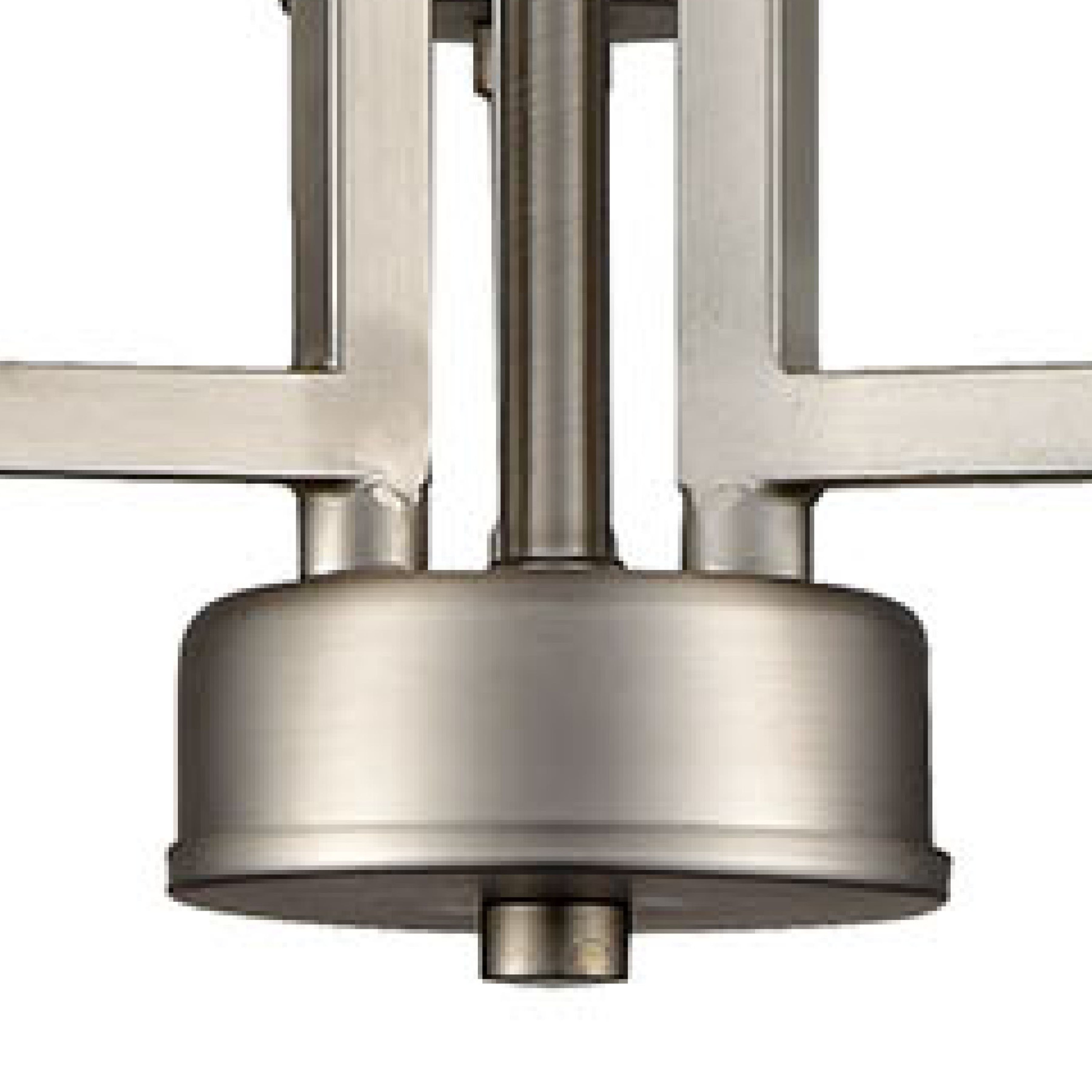West End 15'' Wide 3-Light Chandelier - Brushed Nickel - Image 2