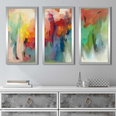 "March Rainbow" 3 Piece Print On Acrylic - Image 0