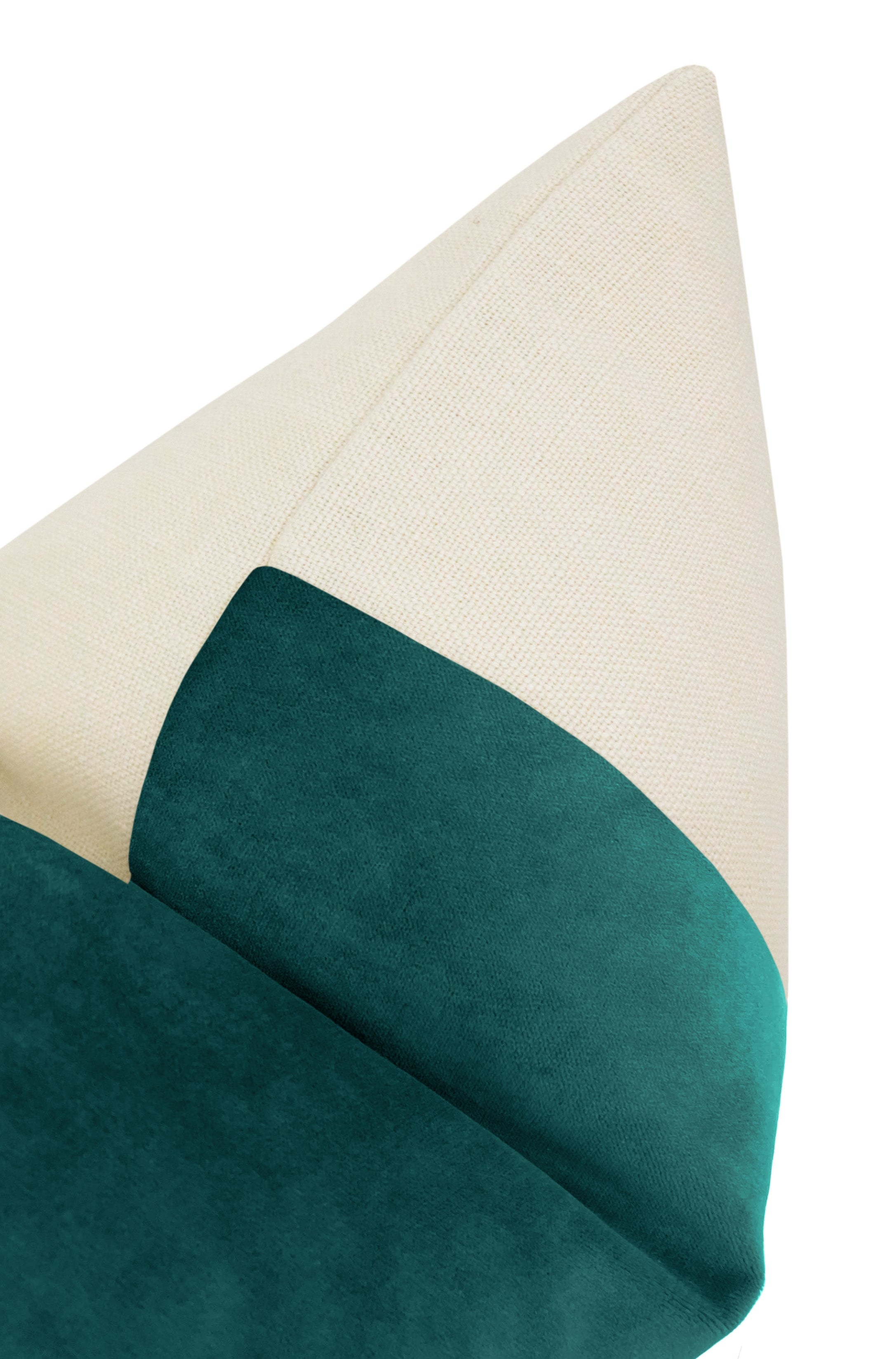 FINAL SALE : PANEL :: 12" X 18" SOCIETY VELVET // PEACOCK PILLOW COVER - LITTLE LUMBAR 12" X 18" - Image 2