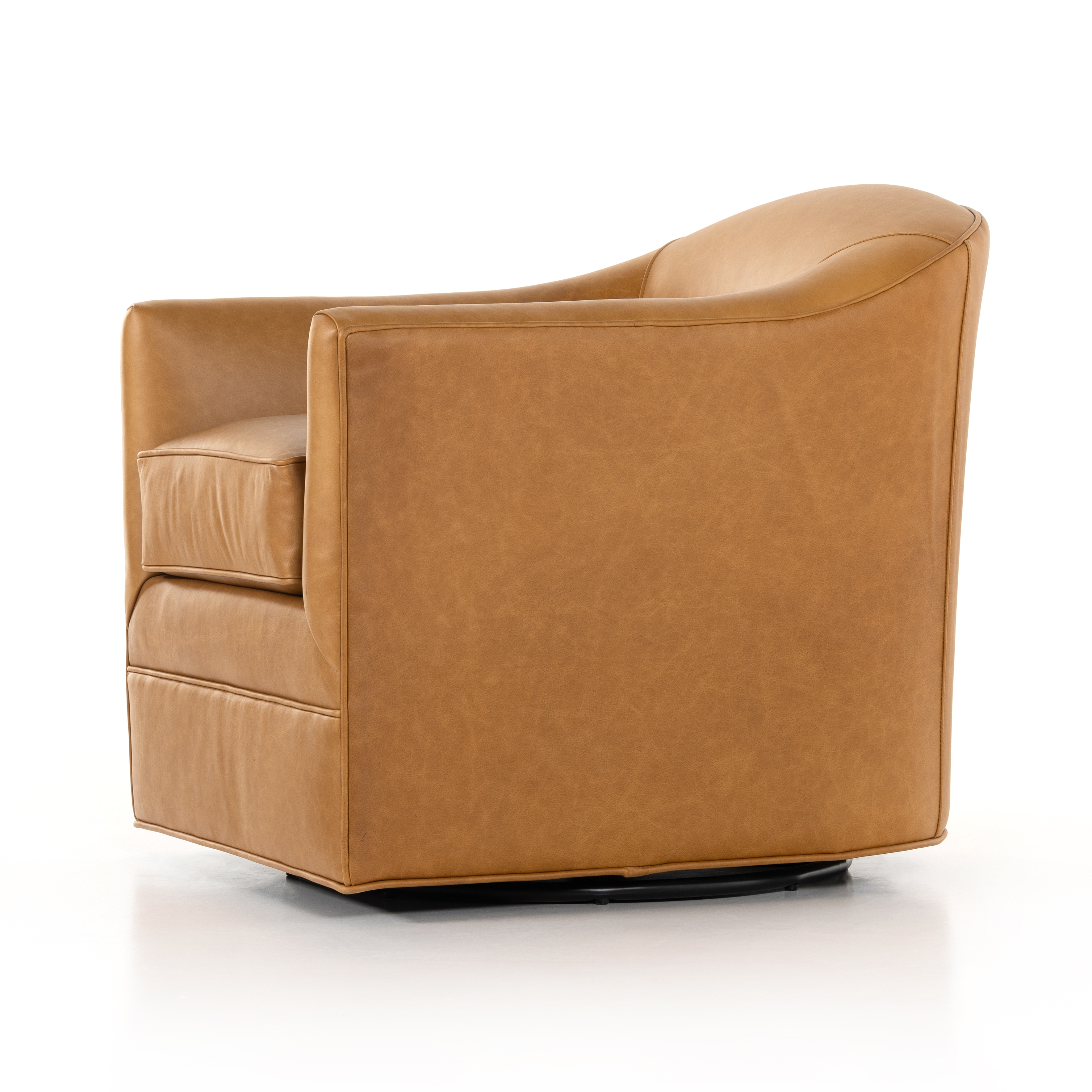 Quinton Swivel Chair - Osorno Camel - Image 1