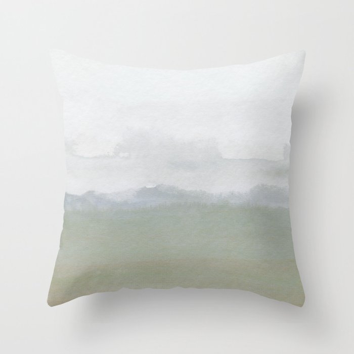Soft Healing Throw Pillow by Georgiana Paraschiv - Cover (24" x 24") With Pillow Insert - Indoor Pillow - Image 0
