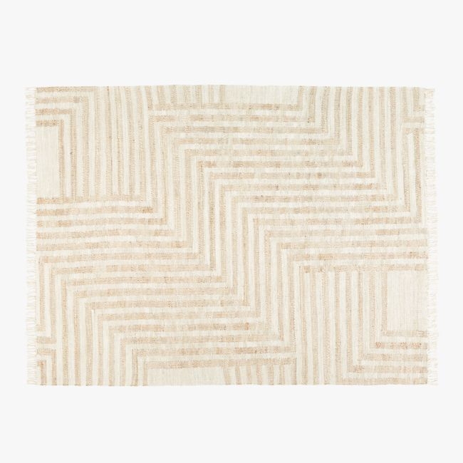 Zion Ivory Handwoven Rug 9'x12' - Image 0