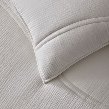 Gauze Comforter, King, White - Image 3
