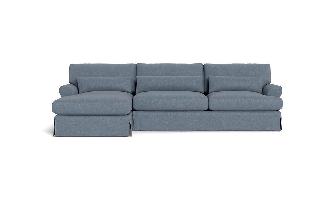 Maxwell Slipcovered Sectional Sofa with Left Chaise by Apartment Therapy - Image 0