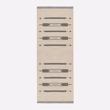 Acoma Indoor/Outdoor Rug, 2.5x7, Steel - Image 0