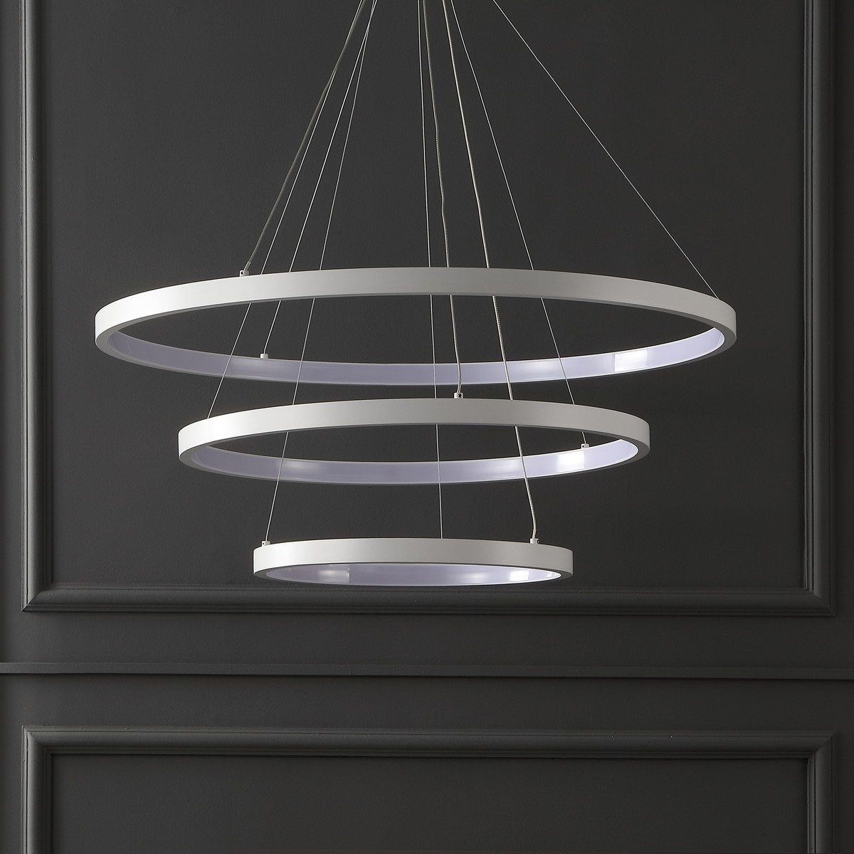 Meranda 3 Tier Chandelier - White - Safavieh - Image 1