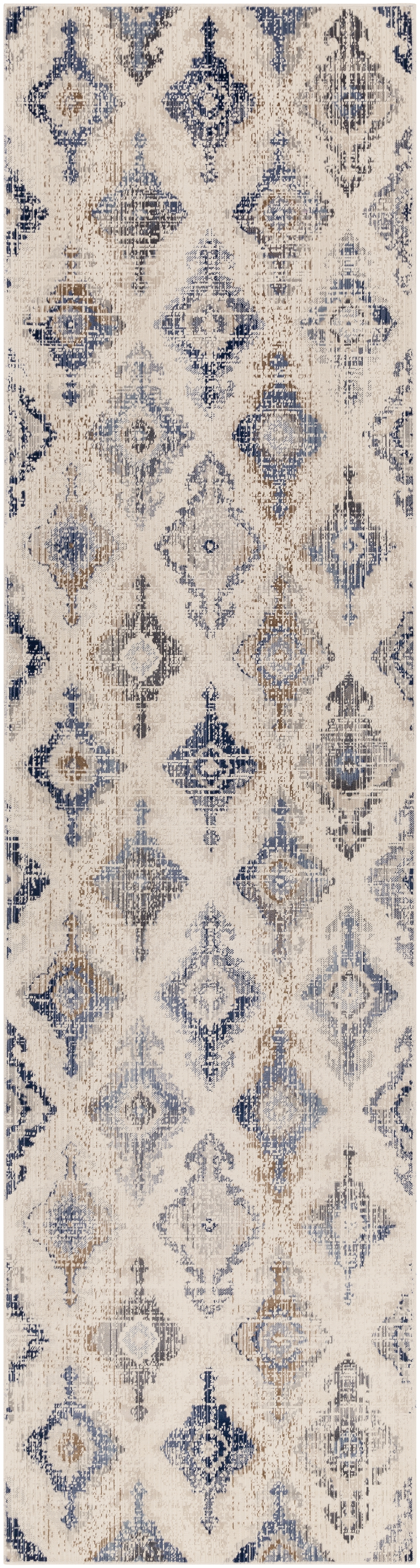 Dublin Beige Indoor 2'9" x 10'2" Machine Woven Rug - Image 0