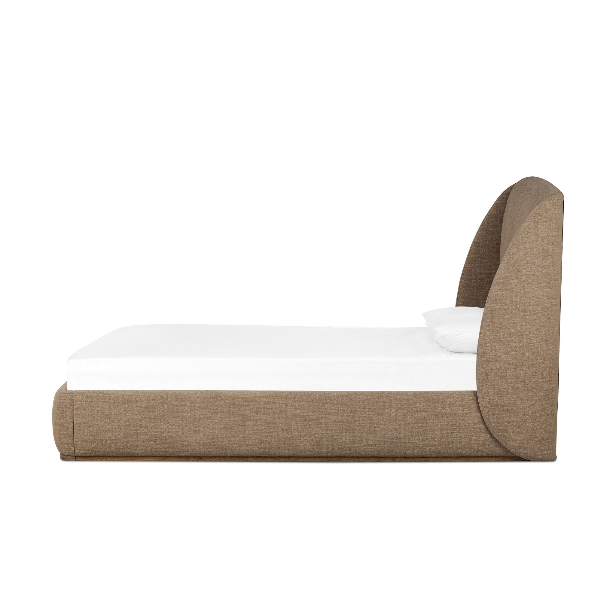 Maeve Upholstered Bed - Laken Taupe - Image 2