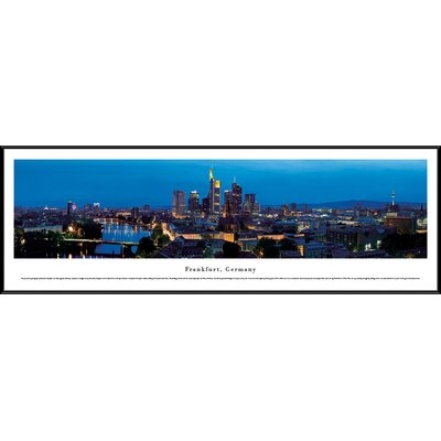 World Skyline Frankfurt, Germany by James Blakeway Framed Photographic Print - Image 0