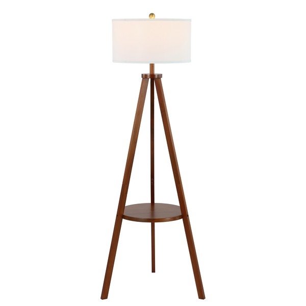 Faris 62" Floor Lamp - Walnut - Image 0