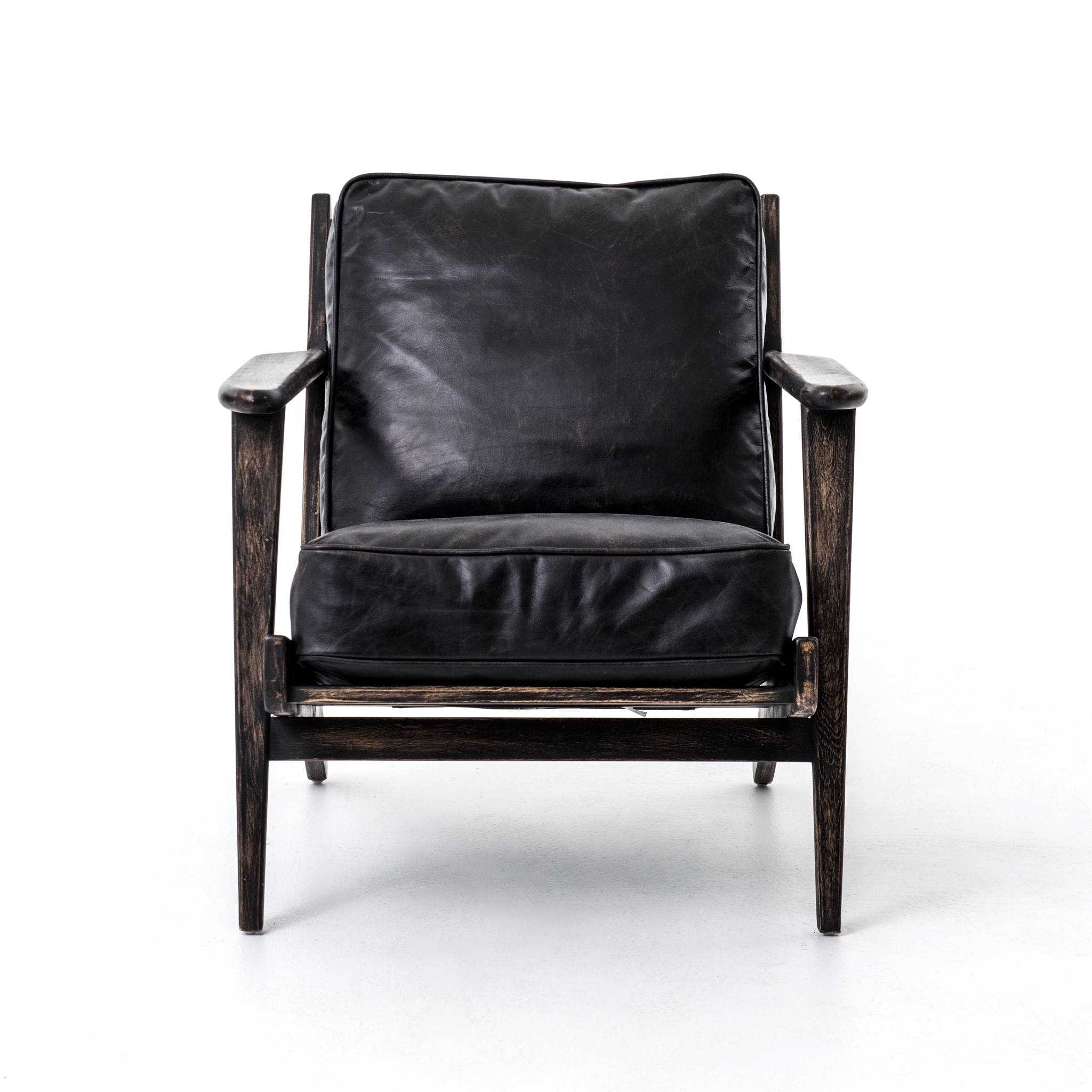 Brooks Lounge Chair - Rialto Ebony - Image 4
