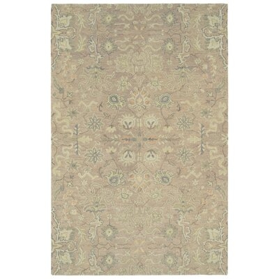 Fischer Floral Handmade Tufted Wool Lilac Area Rug - Image 0