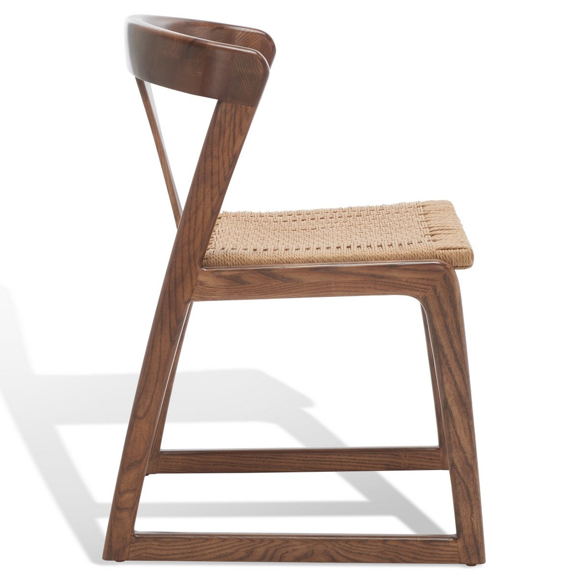 Jamal Woven Dining Chair - Walnut/Natural - Image 4