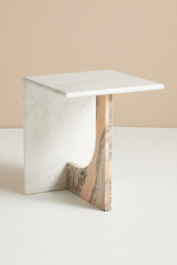 Beau Pieced Marble Side Table - Image 0