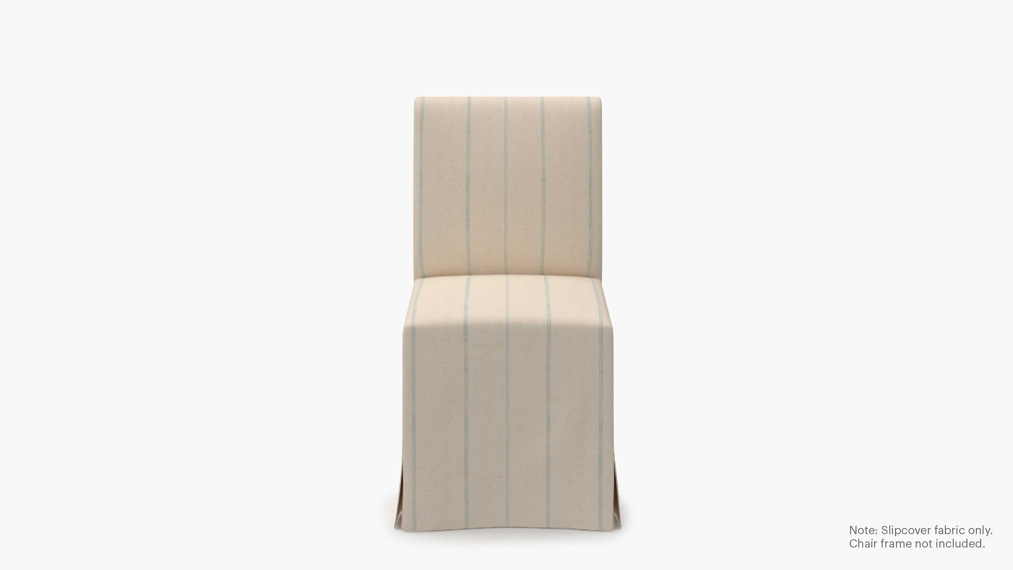 Slipcovered Signature Dining Chair - Cover Only, Sky Felix - Image 0