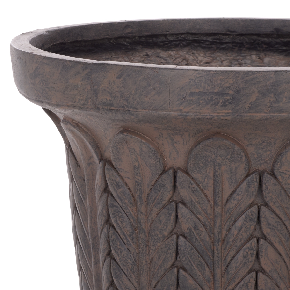 Apollo Planter Pot - Brown - Safavieh - Image 1