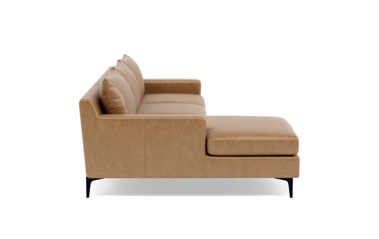 Sloan Leather Left Chaise Sectional - Image 2