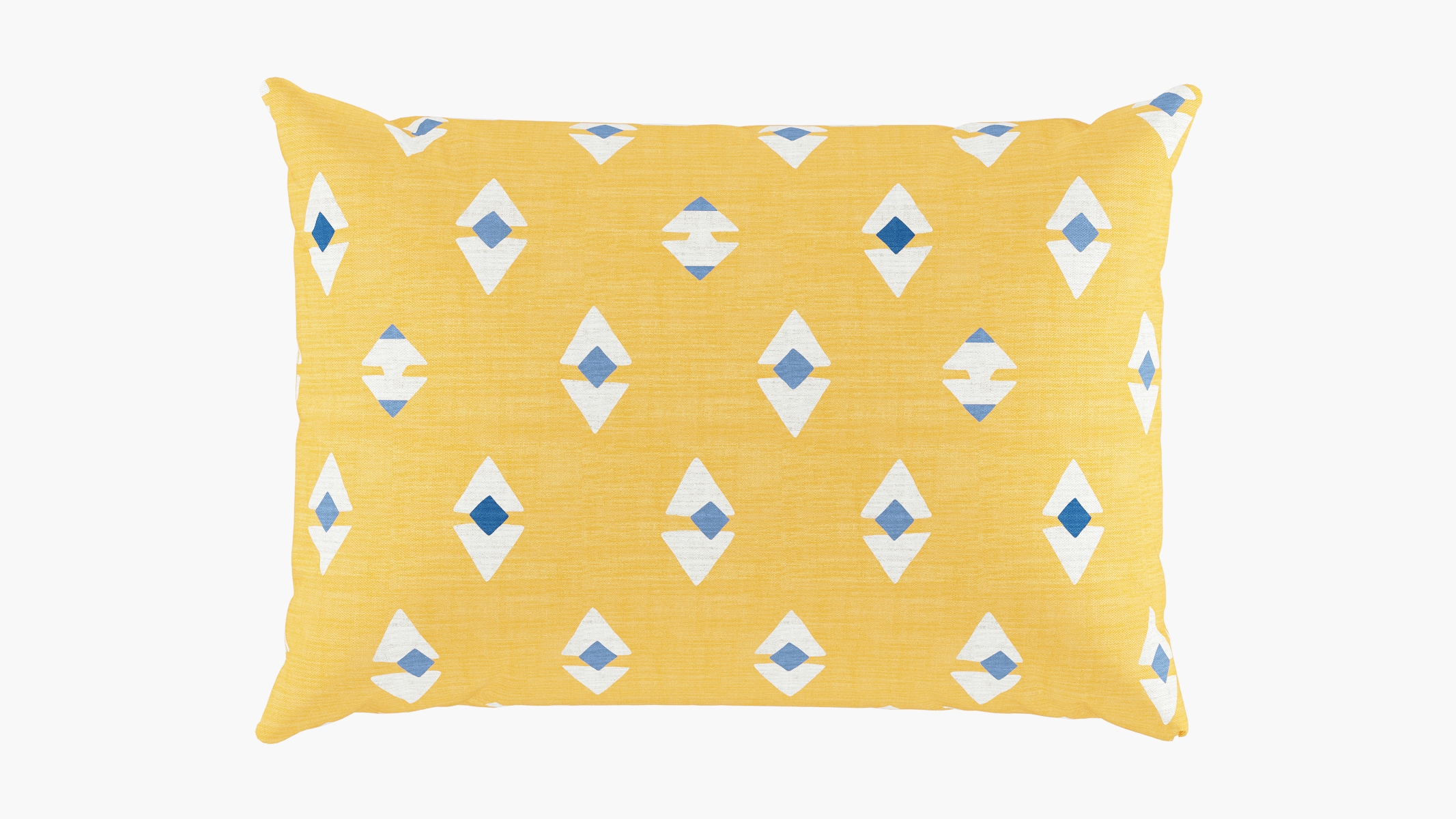 Outdoor 14" x 20" Lumbar Pillow, Marigold Pierce, 14" x 20" - Image 0