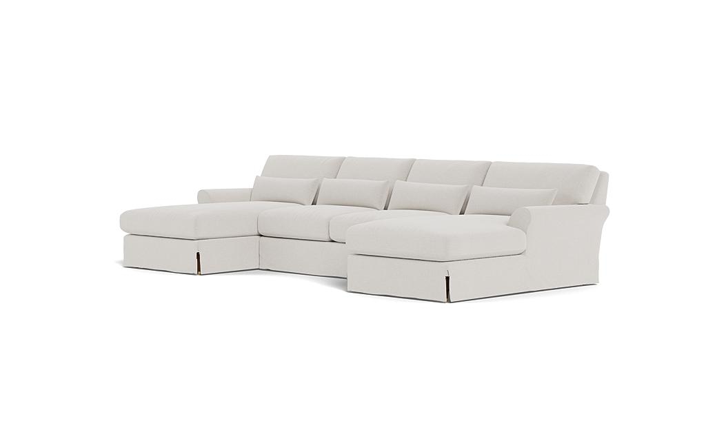 Maxwell Slipcovered U-Sectional Sofa by Apartment Therapy - Image 2