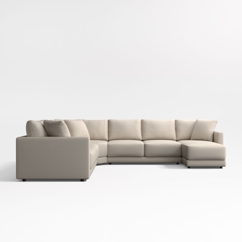 Gather Deep 4-Piece Wedge Sectional Sofa with Chaise Lounge - Image 2