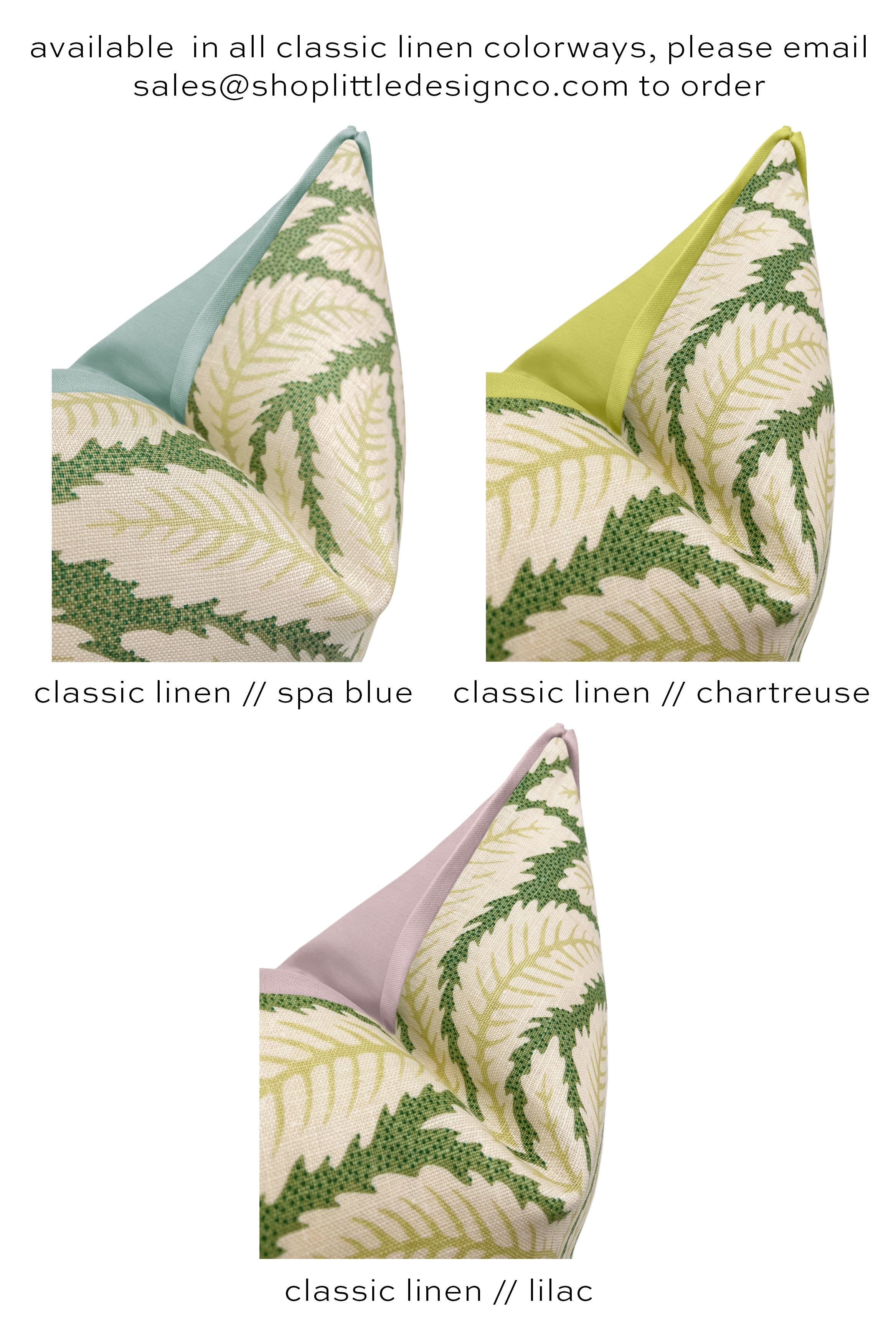 TALAVERA LINEN // LEAF | BRUNSCHWIG & FILS - 20" X 20" / BUTTERFLY FLANGE / Spa Blue - Image 3