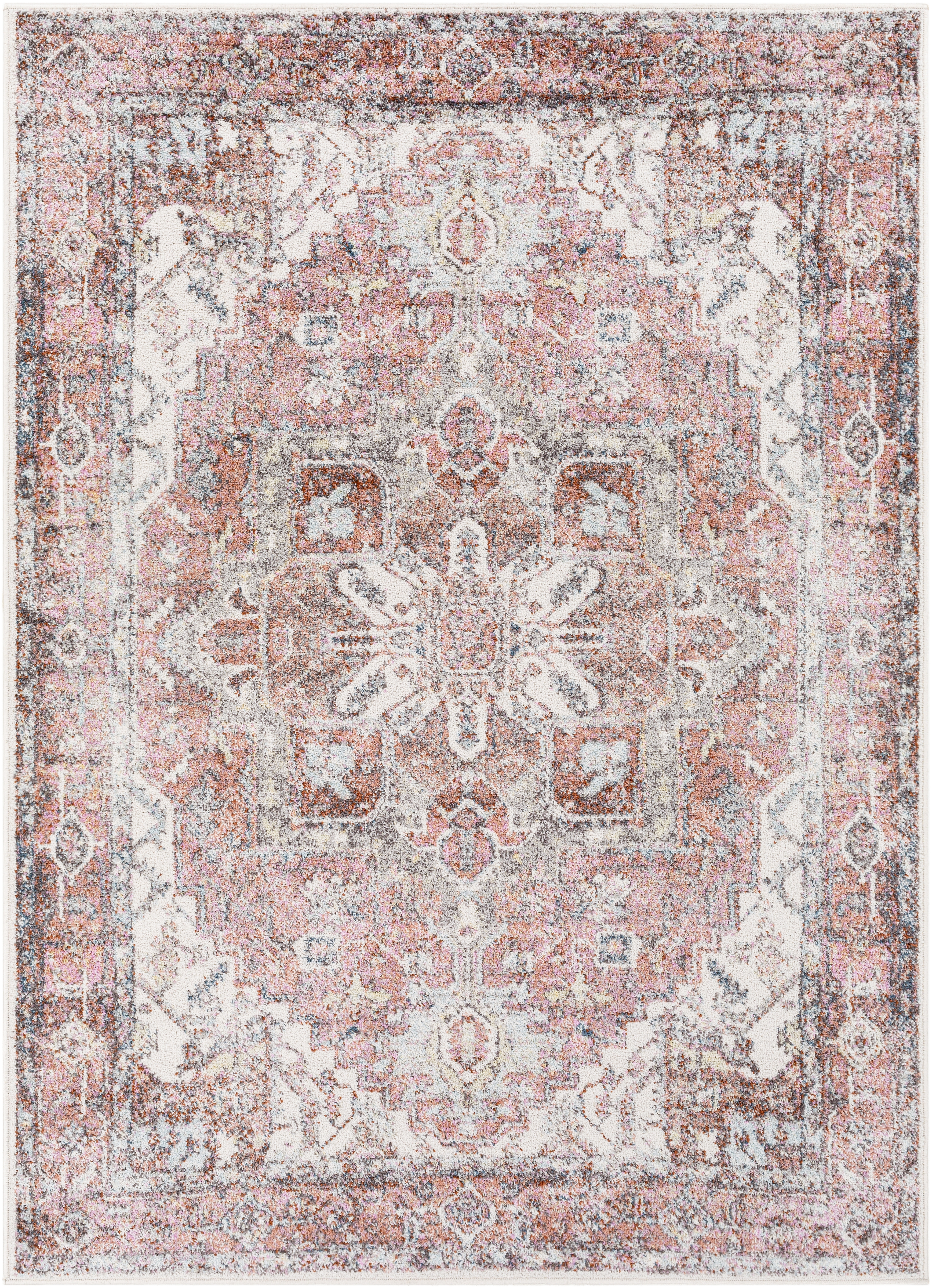 New Mexico Orange Indoor 2' x 3' Machine Woven Rug - Image 0