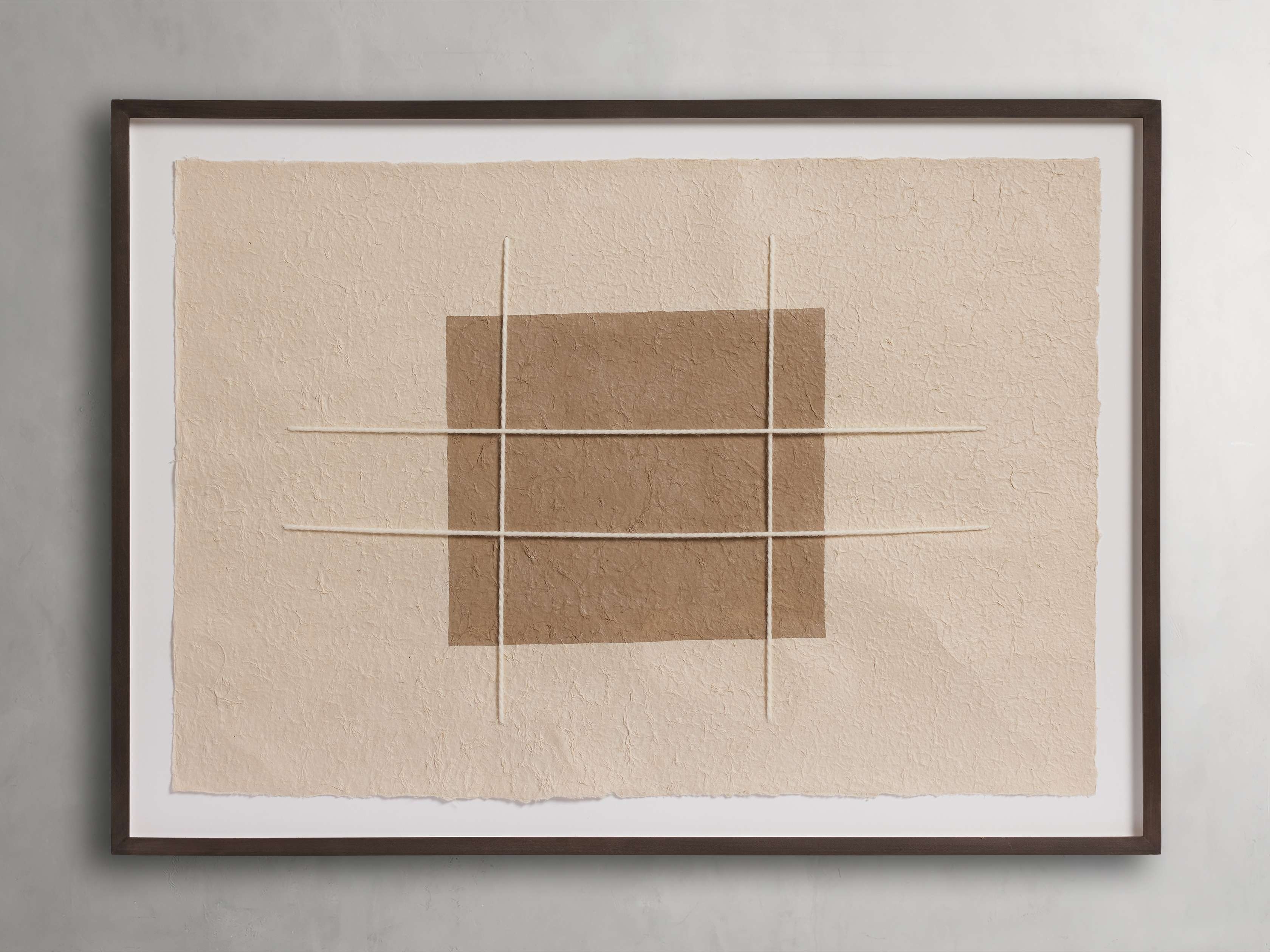 Buneko Ii Framed Artwork in Wood Natural - Image 0