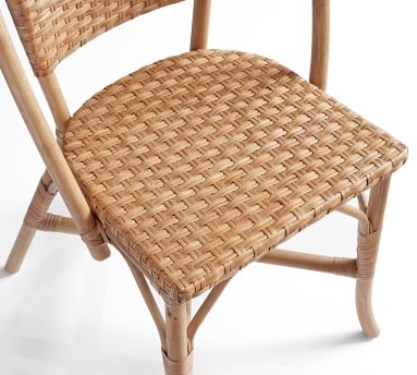 Parisian Woven Rattan Dining Chair, Natural - Image 1