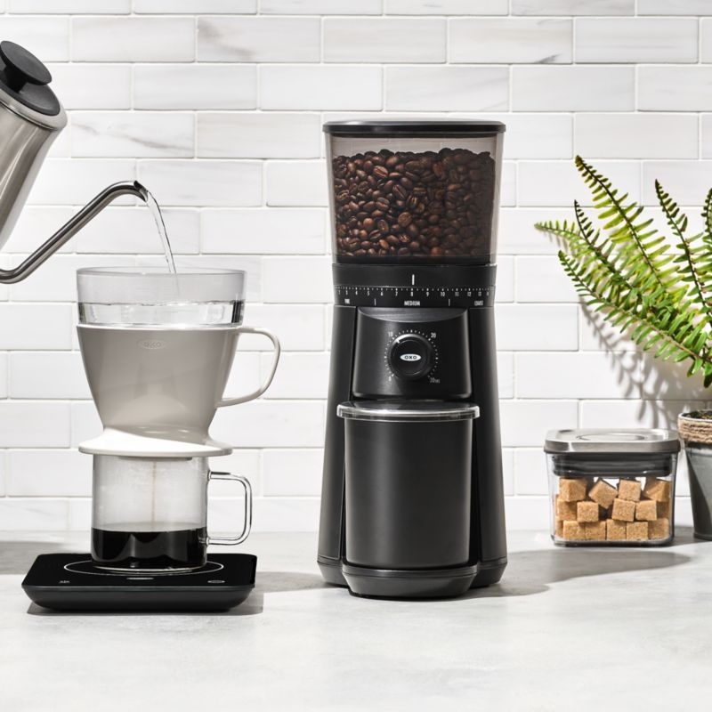 OXO ® Brew Conical Burr Coffee Grinder in Matte Black - Image 3