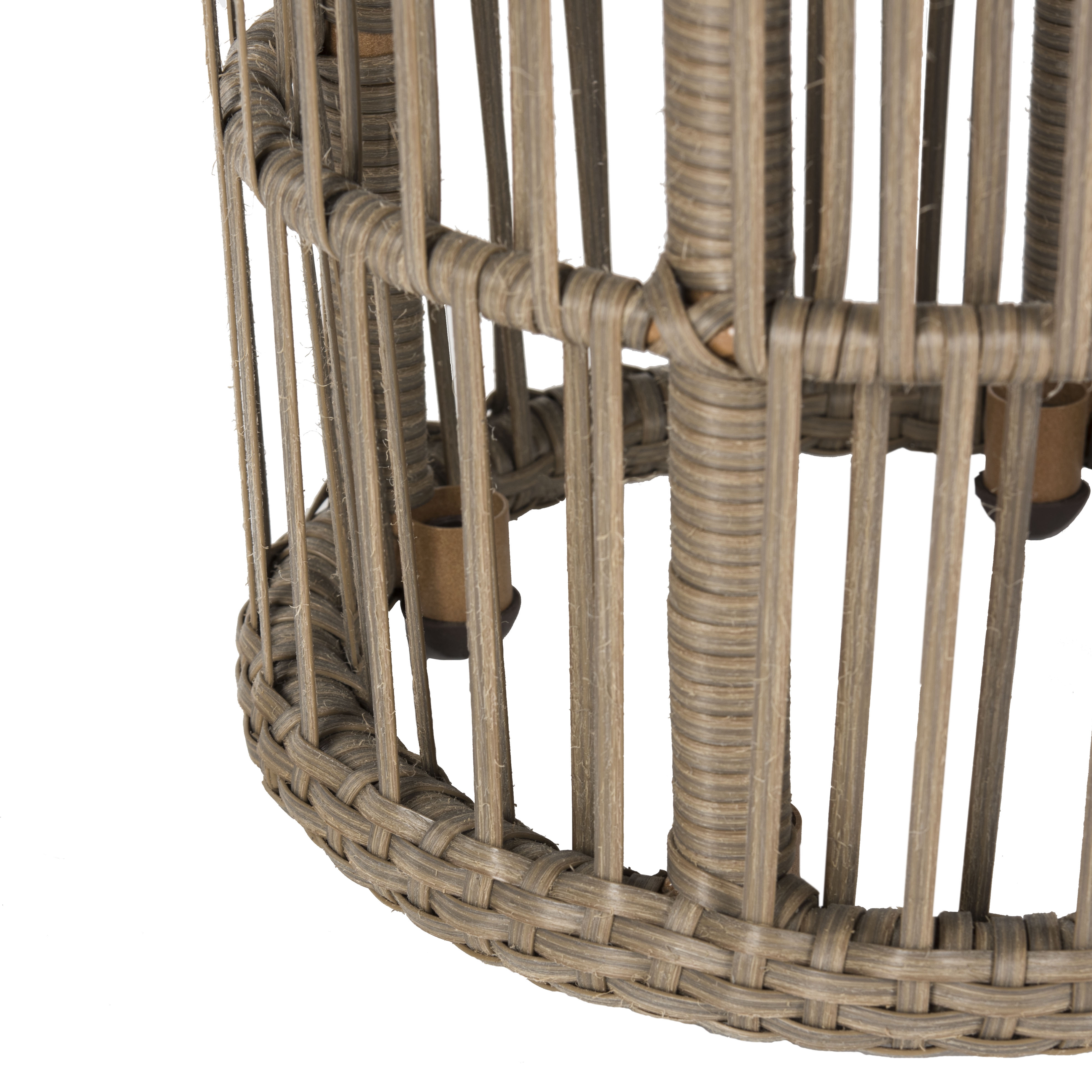 Fane Indoor/Outdoor Modern Concrete 23.23-Inch H Side Table - Dark Grey - Safavieh - Image 4