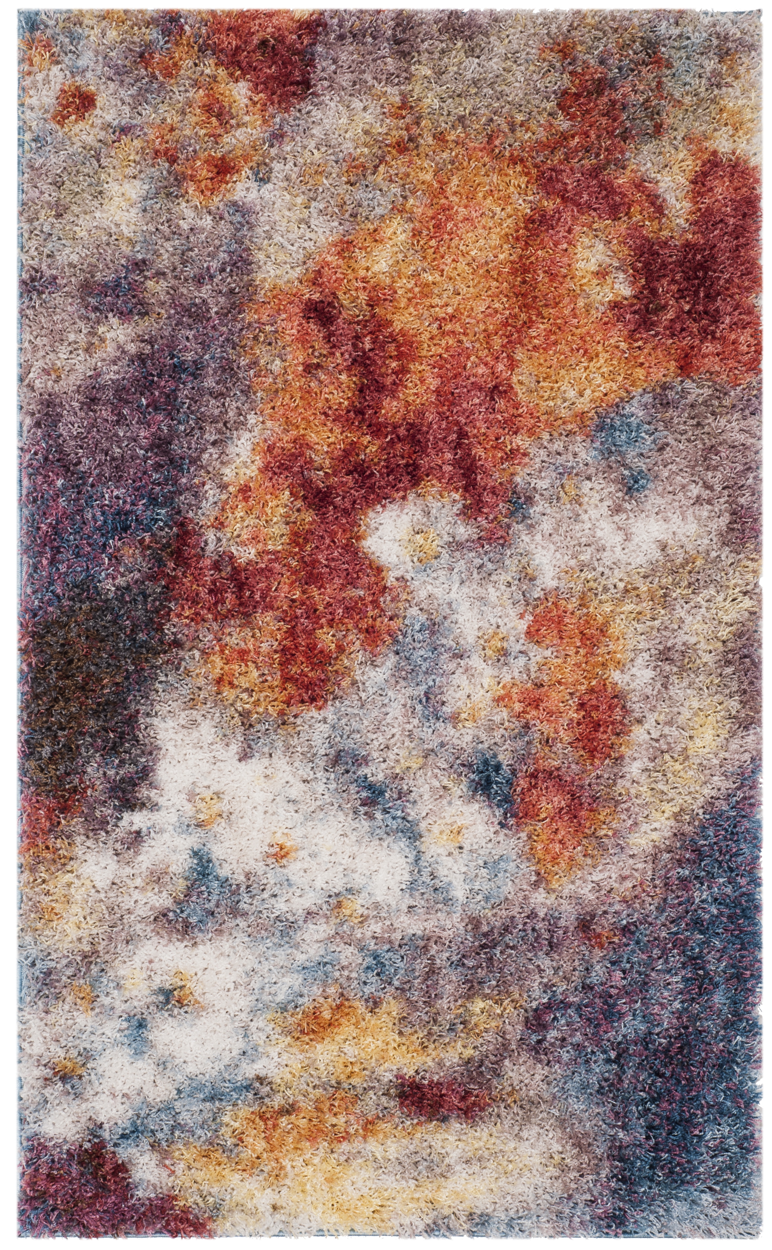 Arlo Home Woven Area Rug, GYP520A, Rust/Ivory,  3' X 5' - Image 0