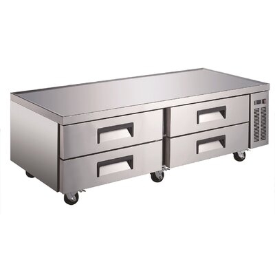 NSF Refrigerated 72 In Four Drawer Chef Base - Image 0