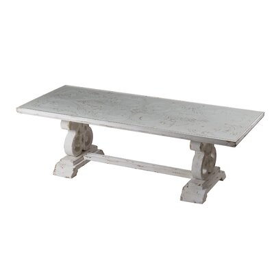 Bissett French Country Table - Distressed White - Image 0