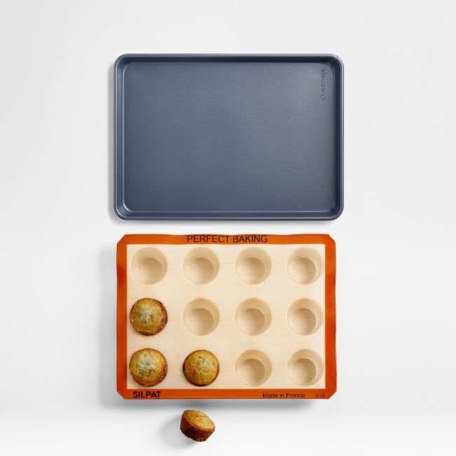 Silpat Muffin and Half Sheet Baking Mat Set - Image 0