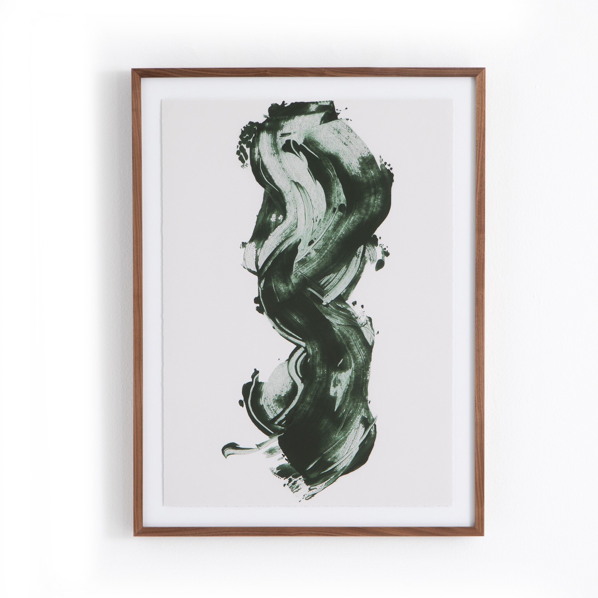 Green Stroke by Gold Rush Art Co. - Black - Image 0