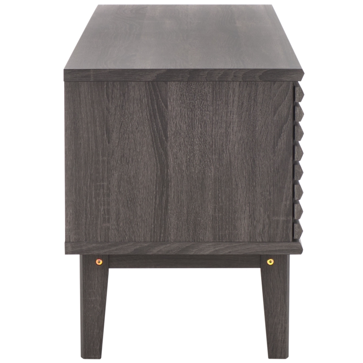 Aricia Large 2 Door Media Stand - Distressed Black - Safavieh - Image 6