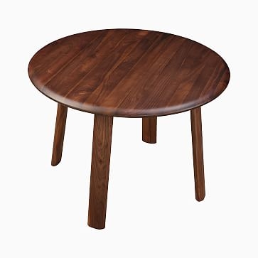 Simple Round Oak Dining Table,Solid White Oak Top, Solid White Oak Legs, - Image 1