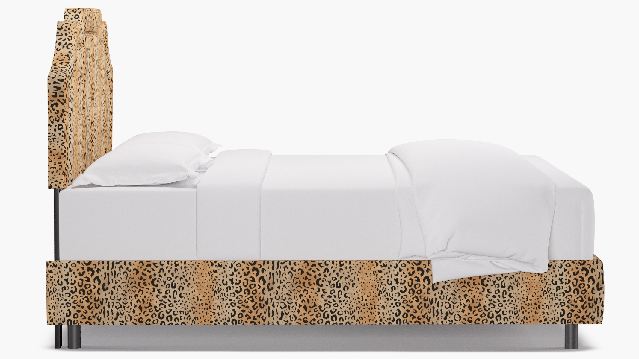 Art Deco Bed, Leopard, Queen - Image 2
