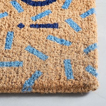 Hello Doormat, 18x30, Blue - Image 3