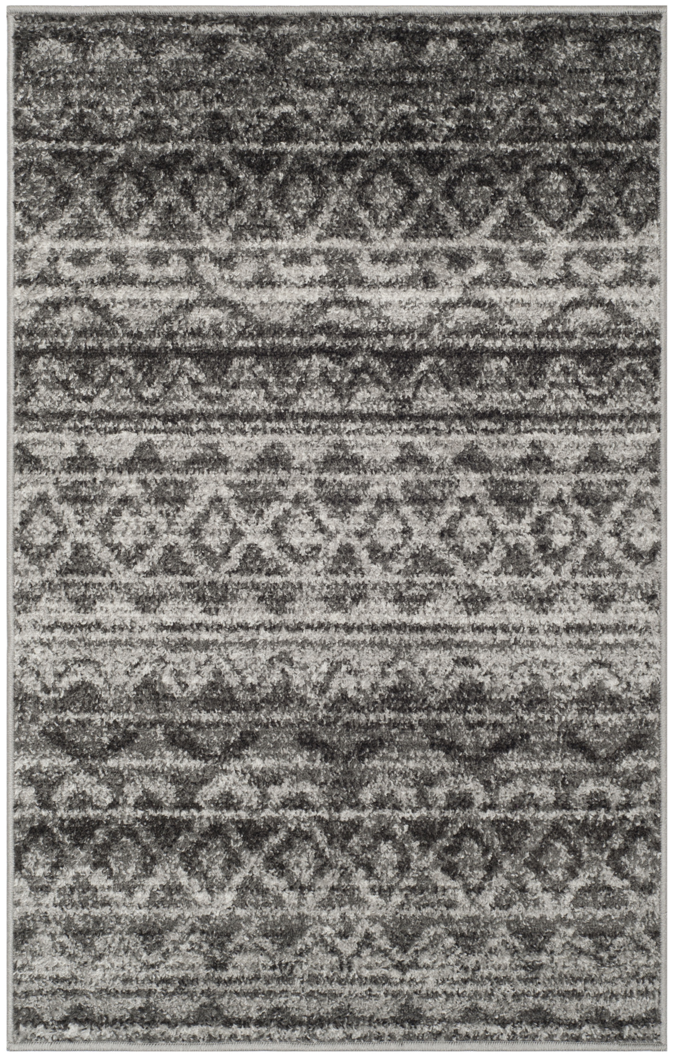 Arlo Home Woven Area Rug, ADR119N, Ivory/Charcoal,  2' 6" X 4' - Image 0