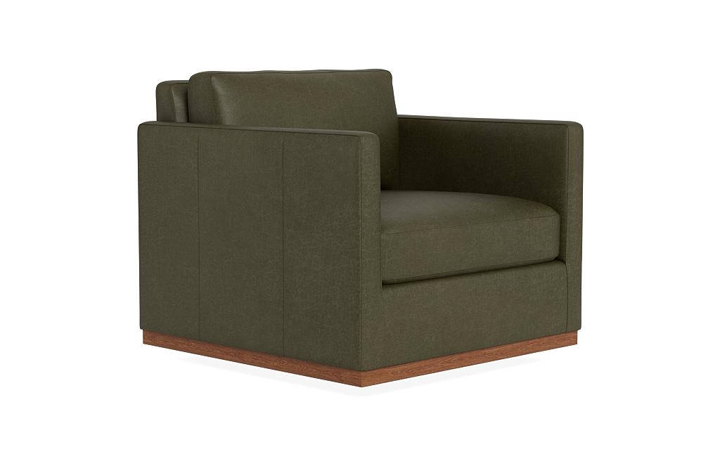 Jasper Leather Swivel Chair - Image 1