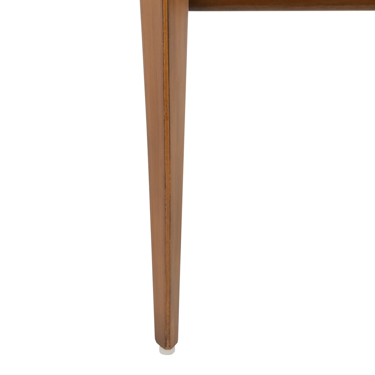Dilan Leather Safari Chair - White - Safavieh - Image 4