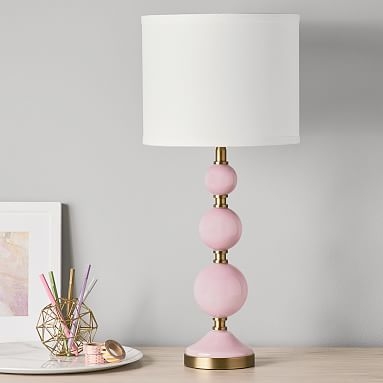 Tilda Bubble Table Lamp, Blush - Image 0