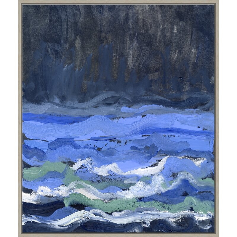 Soicher Marin 'Making Waves IV' - Floater Frame Print on Canvas - Image 0