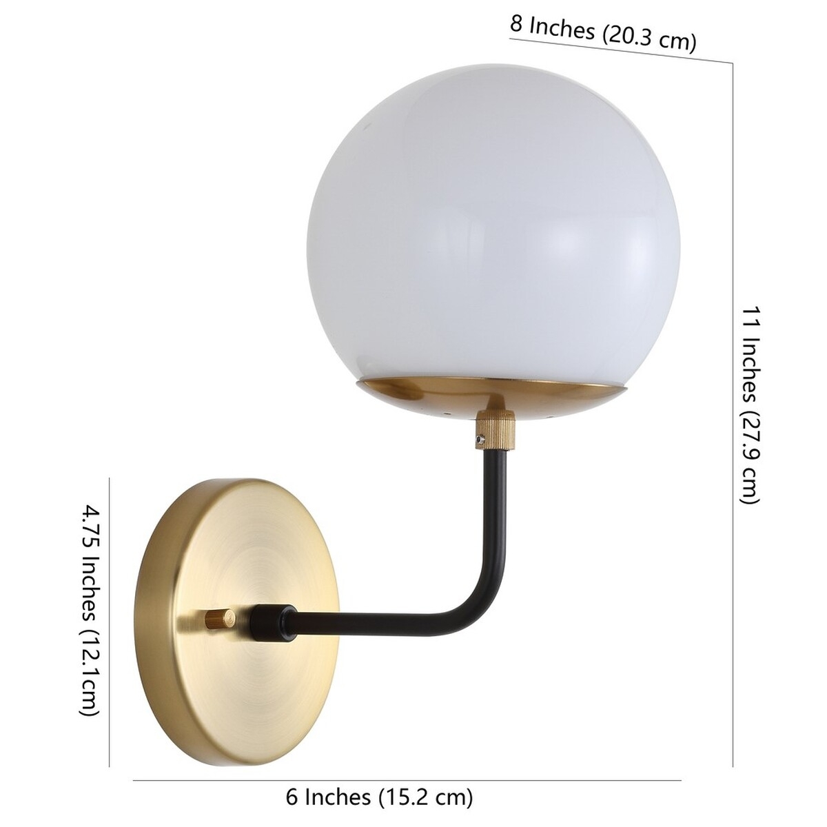 Cayden Wall Sconce - Brass - Arlo Home - Image 4